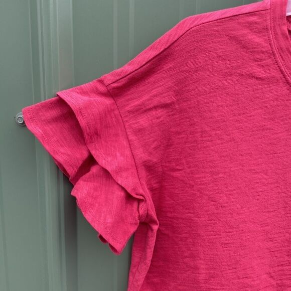 Women's Flutter Sleeve Knit Top T-Shirts 2-Pack Size S - Picture 4 of 9